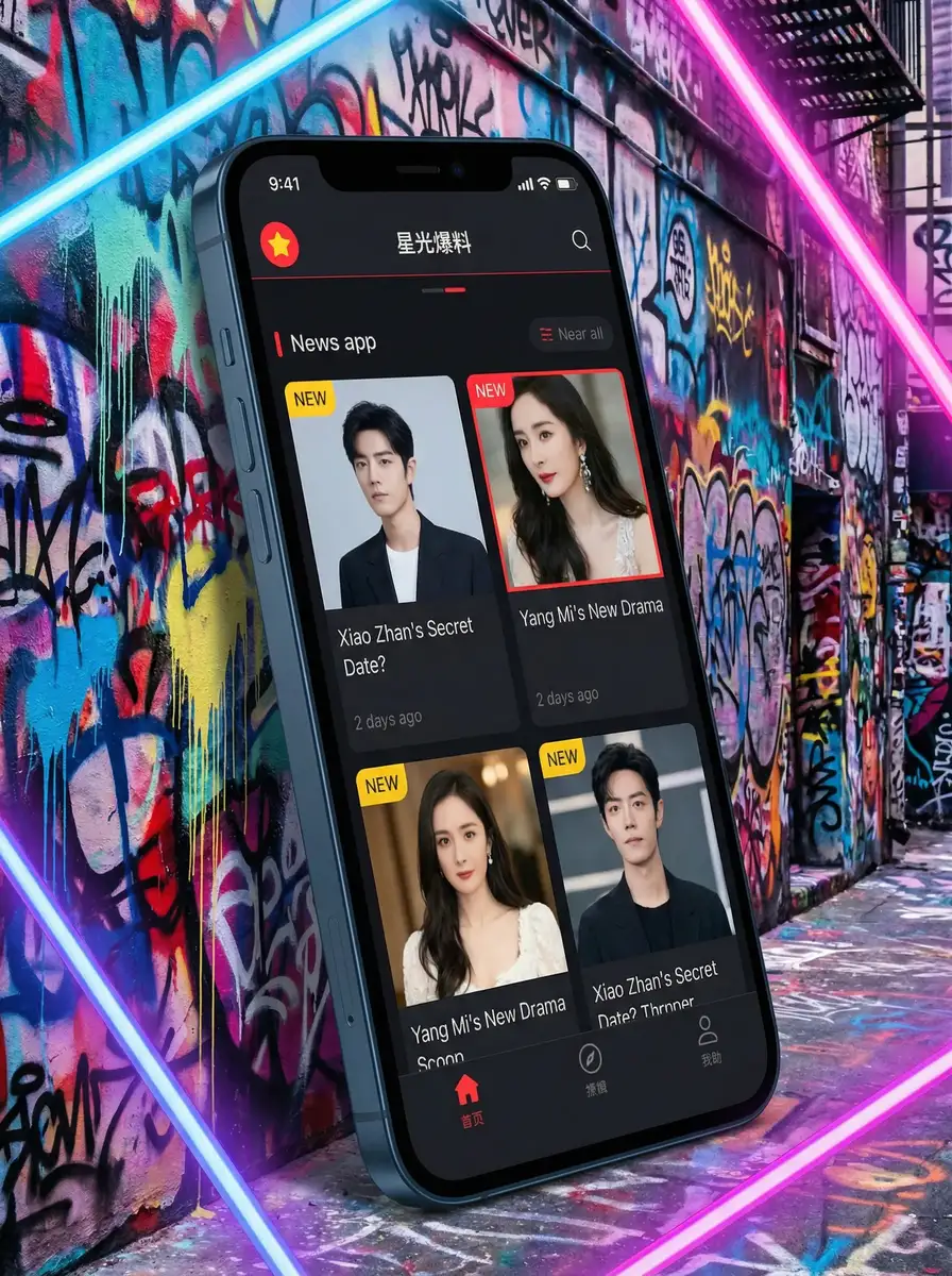 小米mix发布会 APP界面展示 - 掌上吃瓜神器